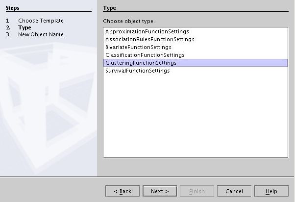 Selecting FunctionSettings for the k-means model
