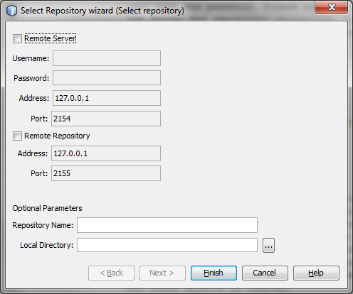 Repository wizard
