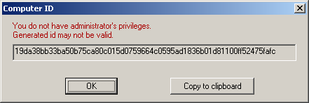 The Idgen main window