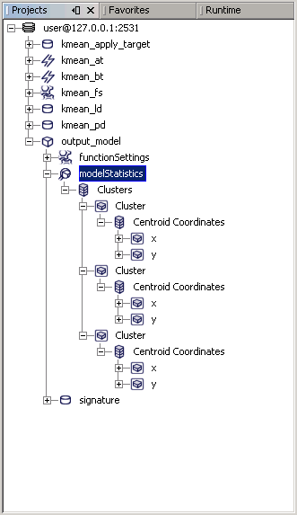Model statistics in the Metadata Repository