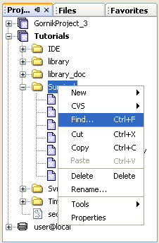 Performing a simple text search