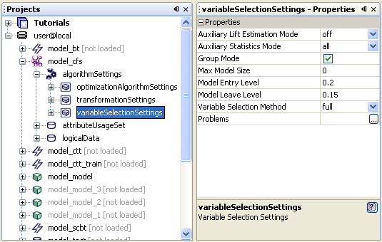 The Properties component