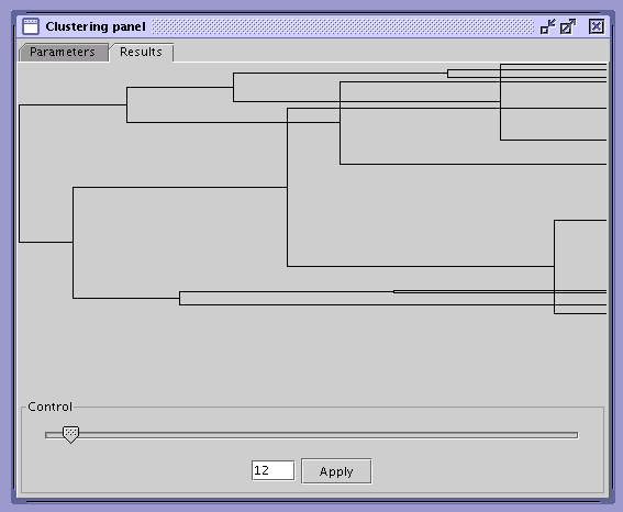 Clustering Panel - Results