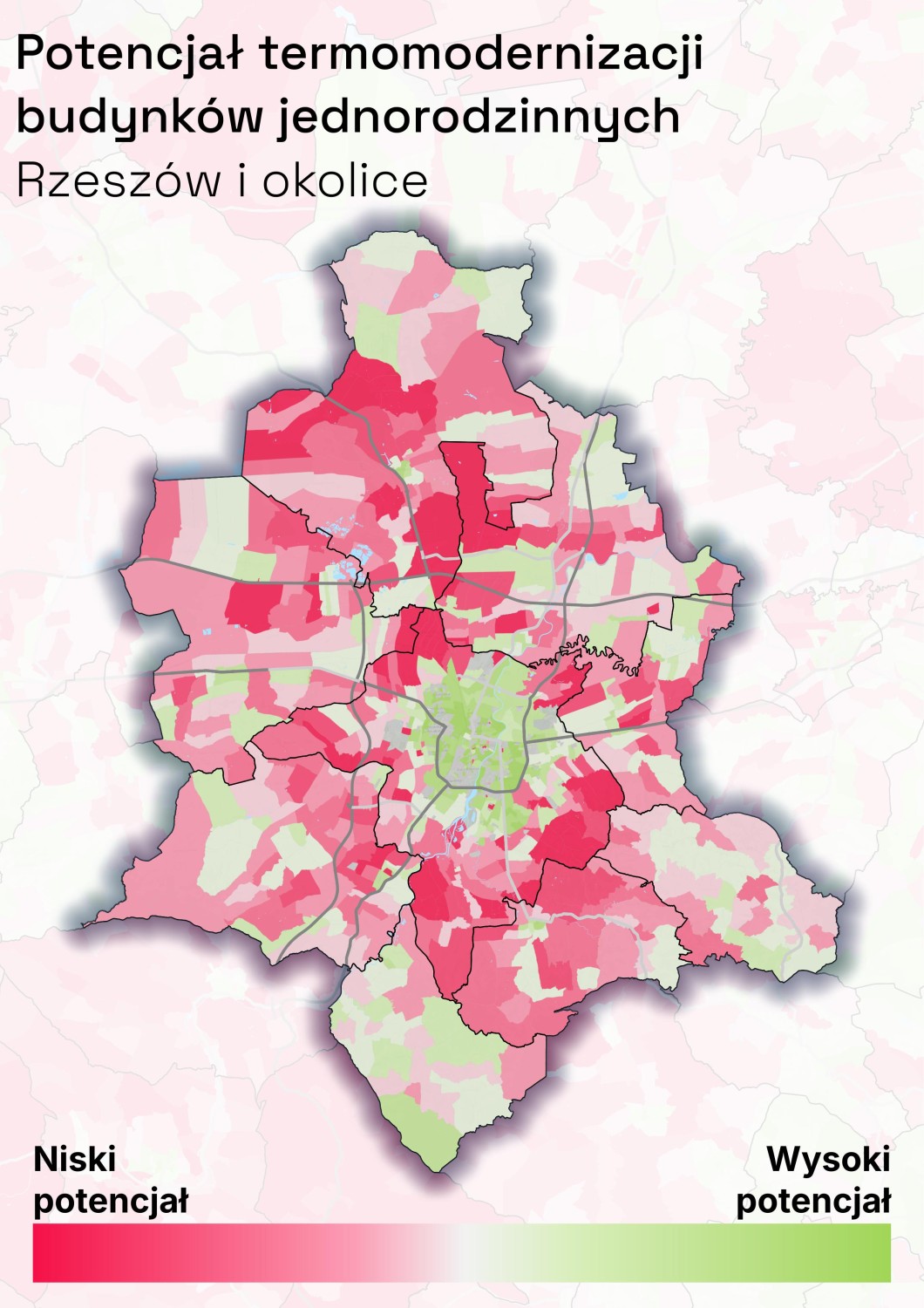 potencjał termomodernizacji location intelligence dane przestrzenne rzeszów